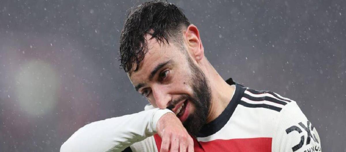 Bruno Fernandes frustrated by Manchester United's draw with Liverpool