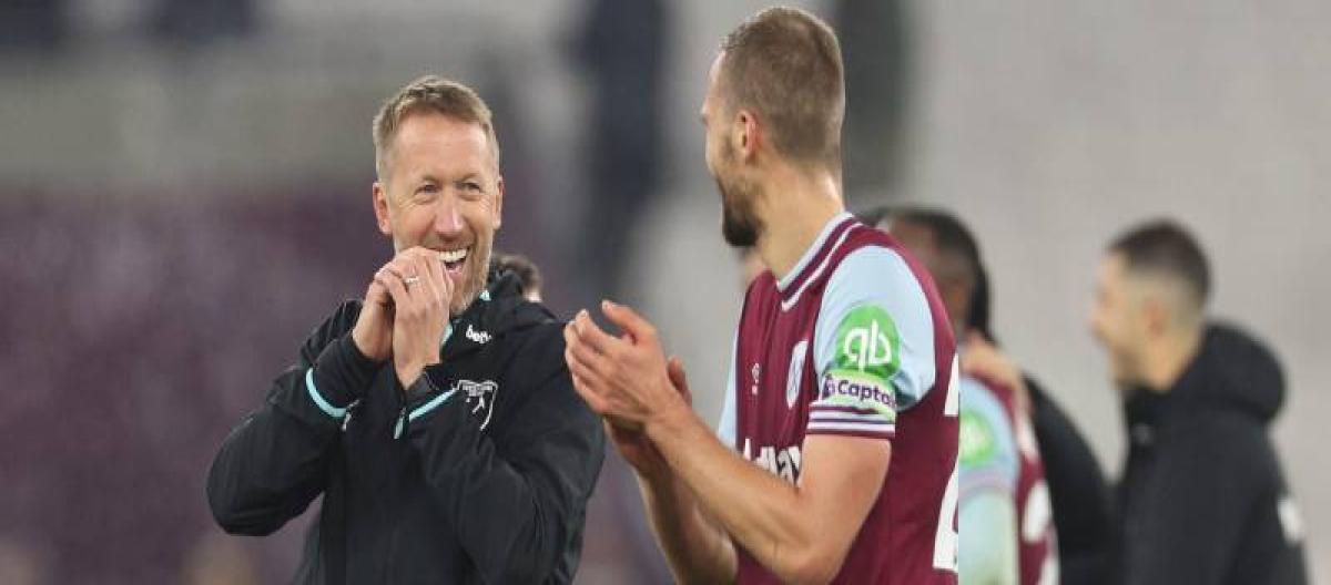 West Ham United manager Graham Potter praises his side's excellent performance