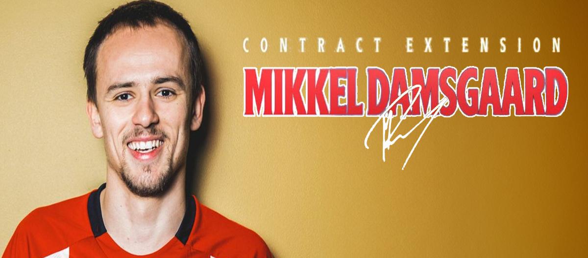 Brentford completes contract extension with Denmark international attacking midfielder Mikkel Damsgaard..
