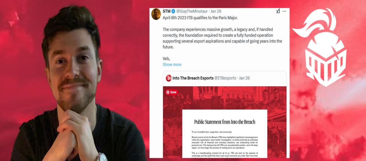 Into The Breach (ITB) CEO criticized after that confessing he was the culprit who embezzled funds, betrayed the team, and caused the organization to face a complete disbandment..
