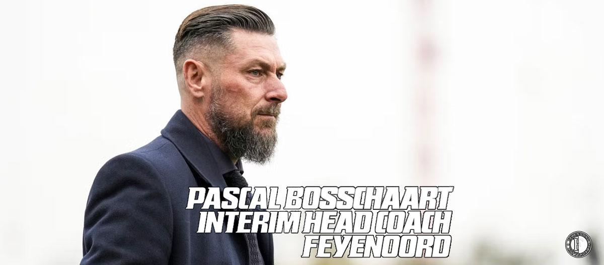 Feyenoord officially appoints U21s team head coach Pascal Bosschaart as its first-team's interim head coach..