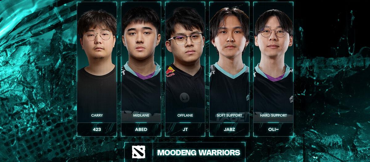 Former players from the Southeast Asian powerhouse Aurora Gaming's Dota 2 roster have formed a new team, Moodeng Warriors..