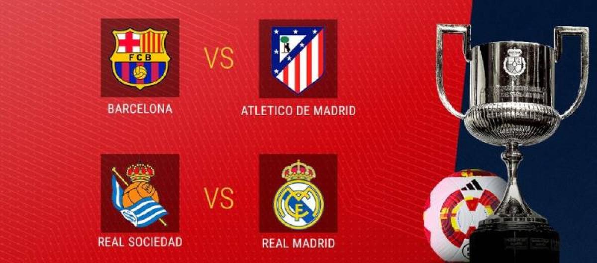 Barcelona to face Atletico Madrid again in Copa del Rey semi-final