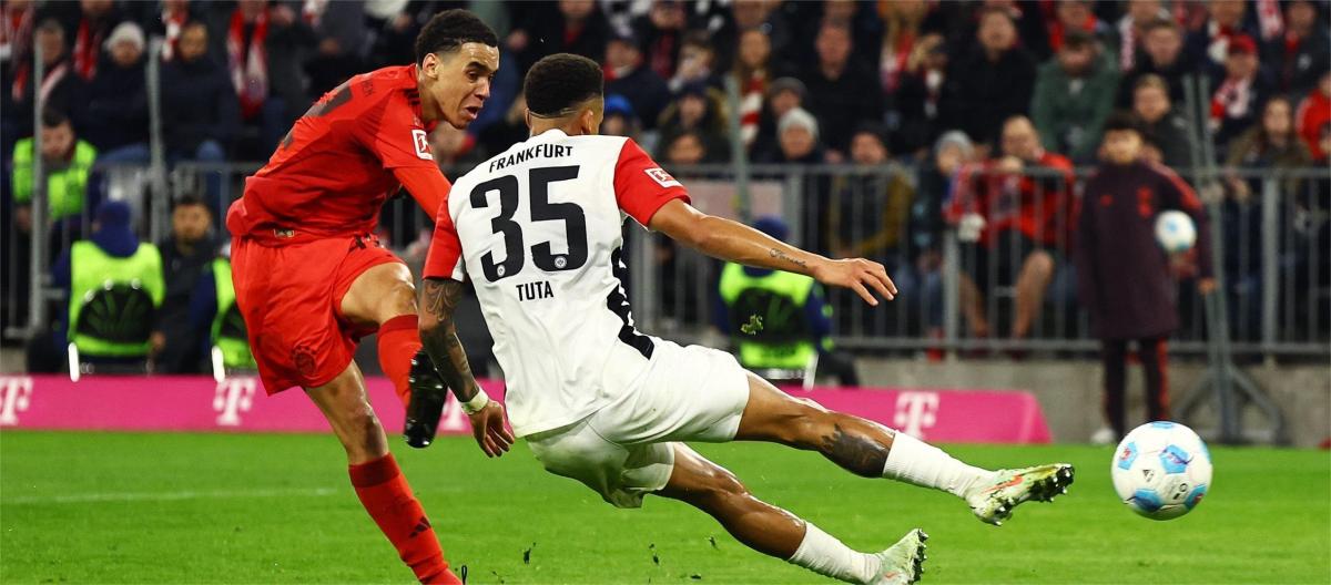 Bundesliga: Olise scores as Bayern Munich beat Frankfurt 4-0