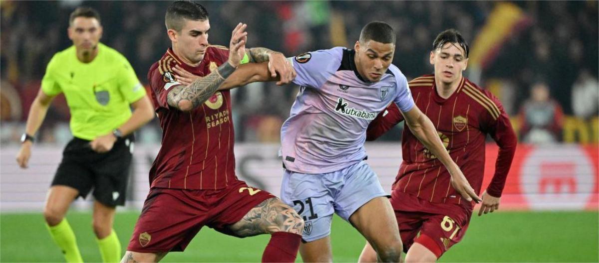Europa League - Shomurodov scores as Roma beat Bilbao 2-1