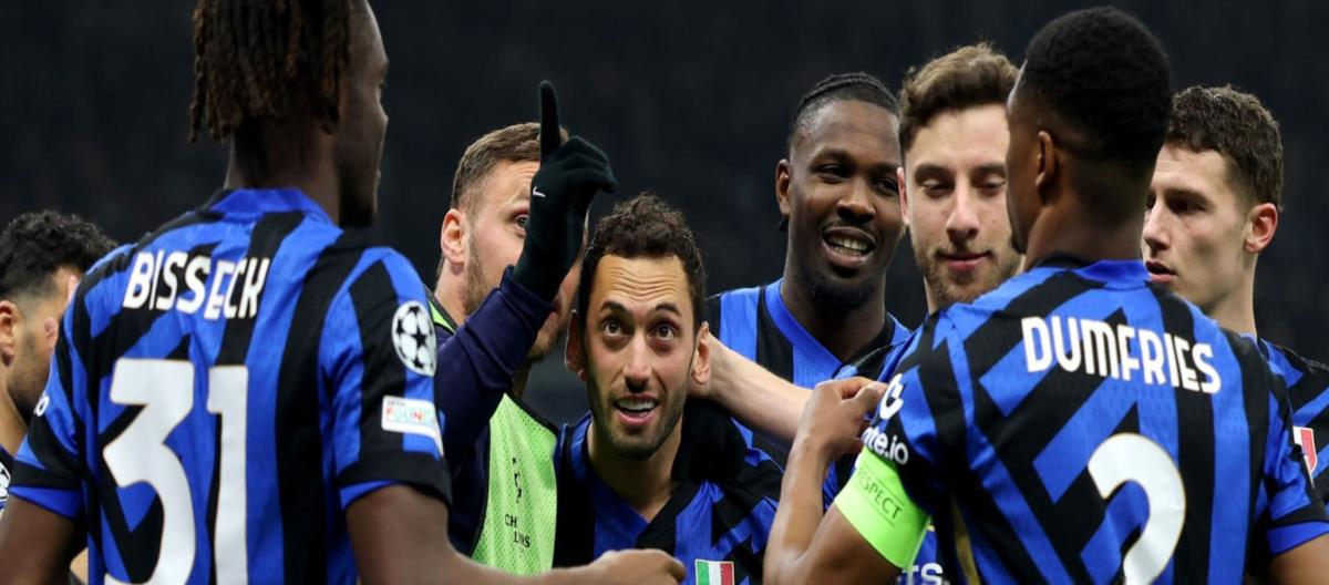 Champions League - Inter Milan beat Feyenoord 2-1 to advance to the quarterfinals and will face Bayern Munich