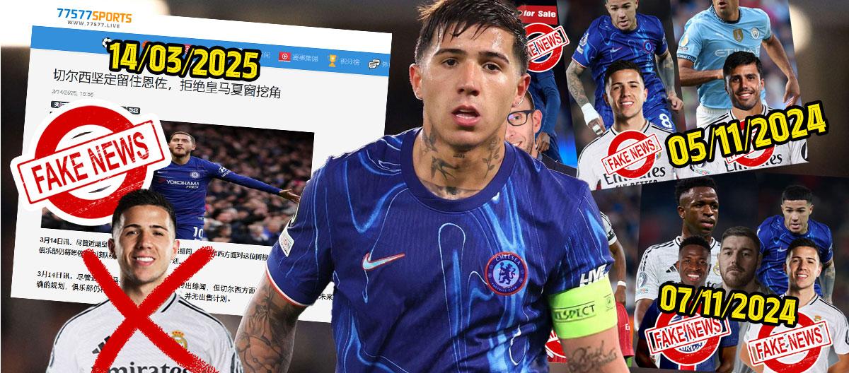 ENOUGH IS ENOUGH "Ms. Plan  To"! There is no need to deliberately re-mention and hype-up news which clarified that "Chelsea has no intention to sell Enzo Fernández to Real Madrid" again whic