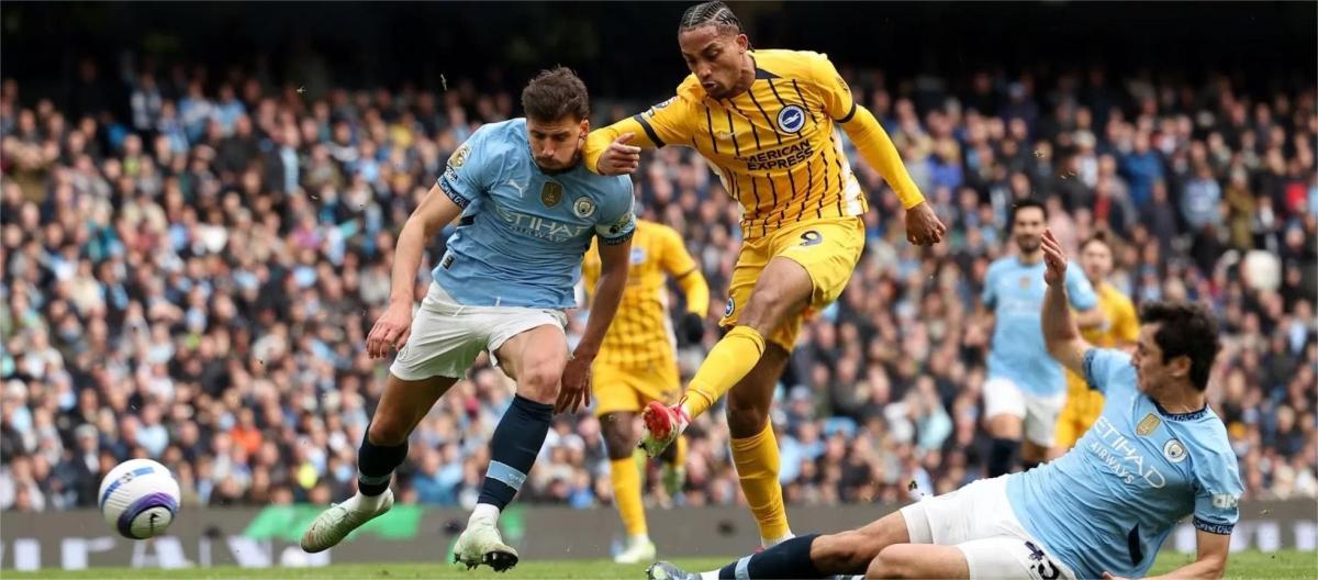 Premier League - Malmous scored as Manchester City drew 2-2 with Brighton