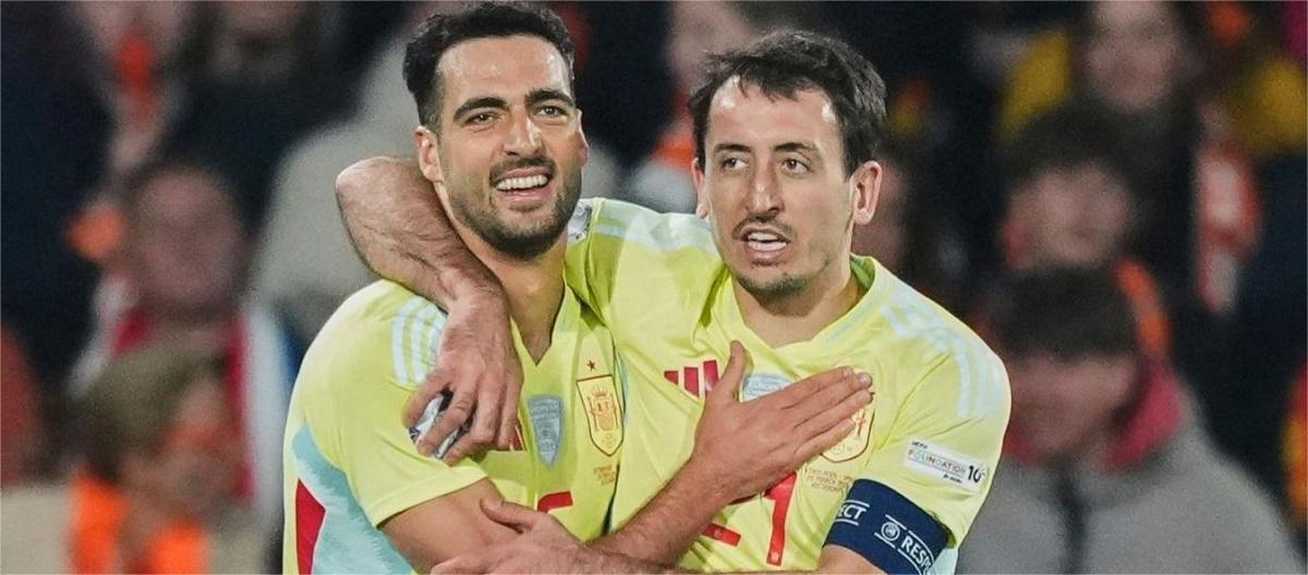 UEFA Nations League - Merino scores as Spain draws 2-2 with Netherlands