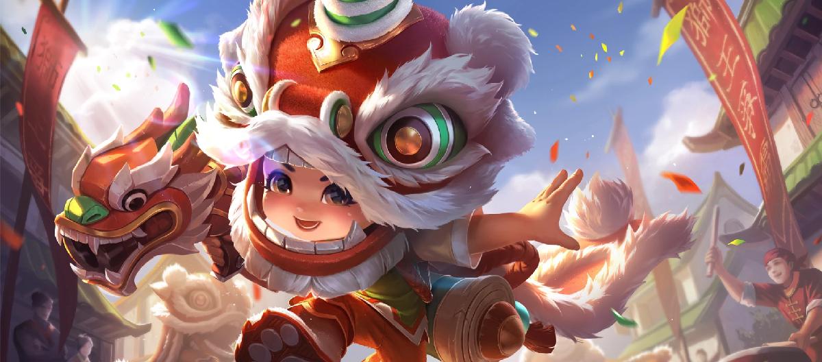 Battle Pass Skin Gradient: Luban Lion Dance reaches the ceiling, Prince of Daytime T.05