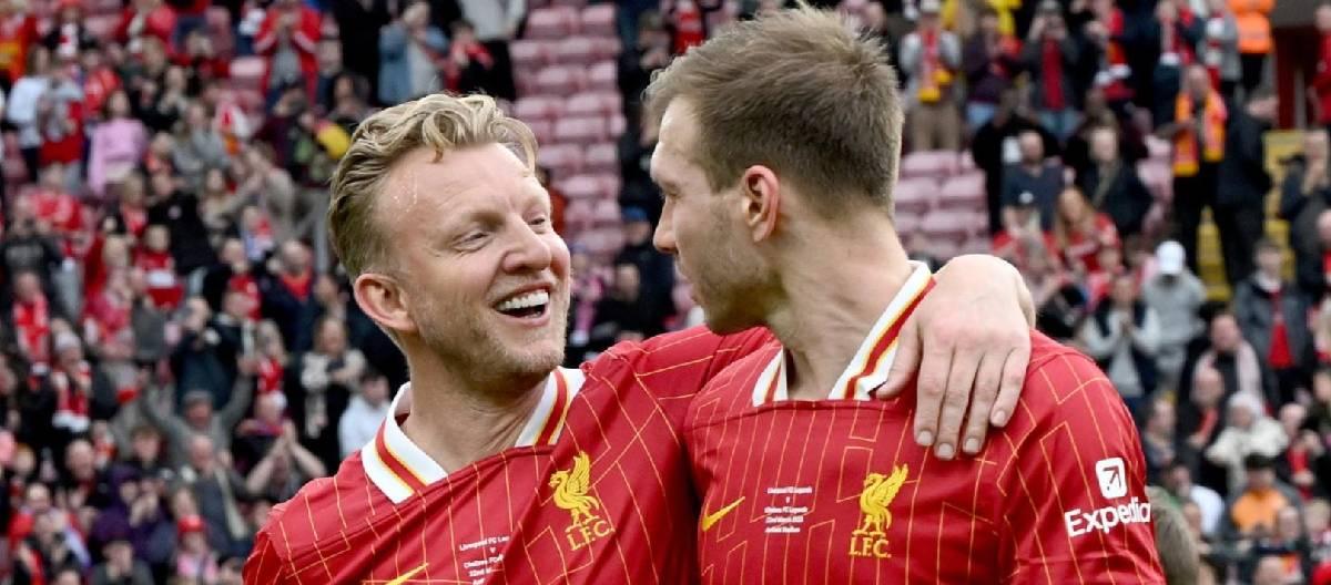 Dirk Kuyt is delighted to be back at Liverpool and it's a great day for him