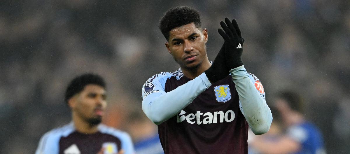 Rashford scored twice and enjoyed playing football again