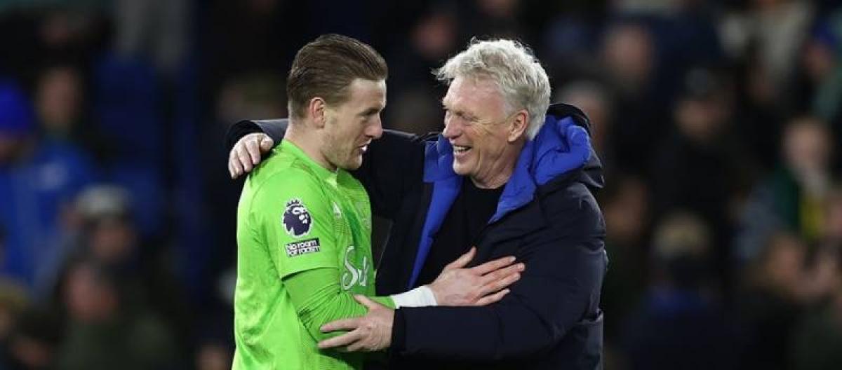 Jordan Pickford praises David Moyes for rejuvenating Everton