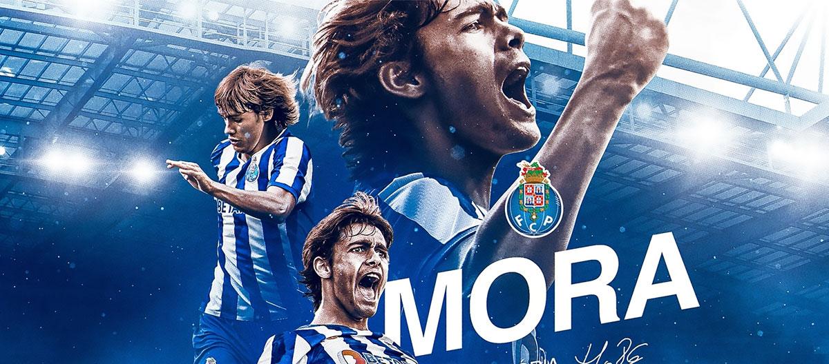 Porto completes contract extension with Portugal U21s international attacking midfielder wonderkid Rodrigo Mora..