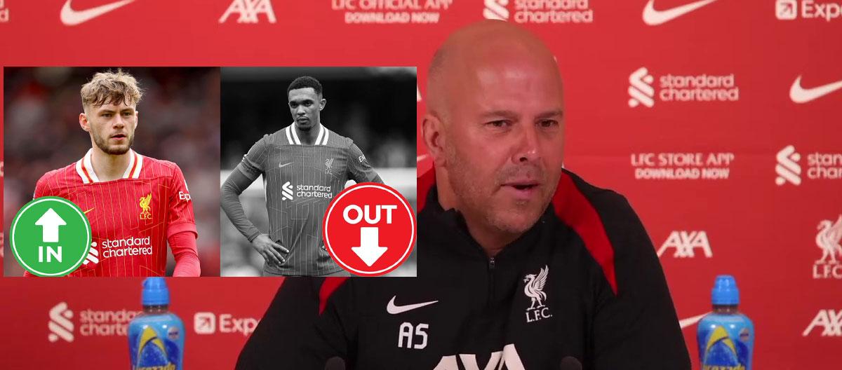 Arne Slot personally announce Conor Bradley will replace Trent Alexander-Arnold as Liverpool's starting right-back from now on..