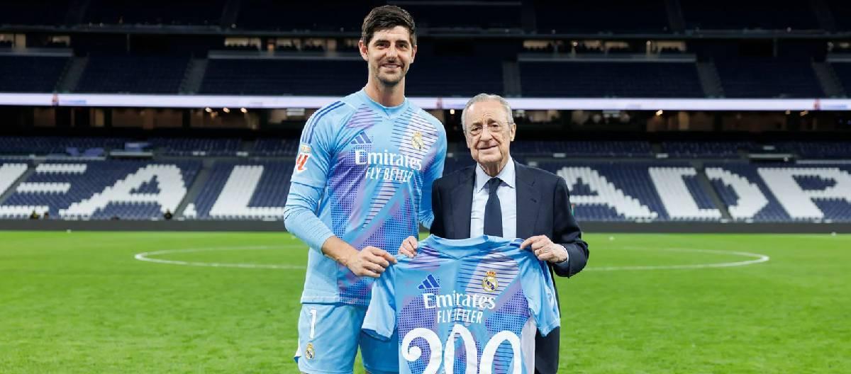 Thibaut Courtois reached a major career milestone by reaching his 200th La Liga appearance for Real Madrid