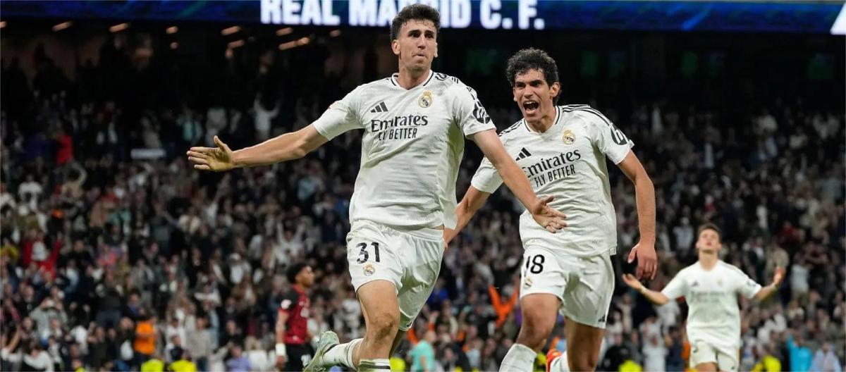 Courtois scored his first goal for Real Madrid's first team and praised Jacob Ramon for his hard work