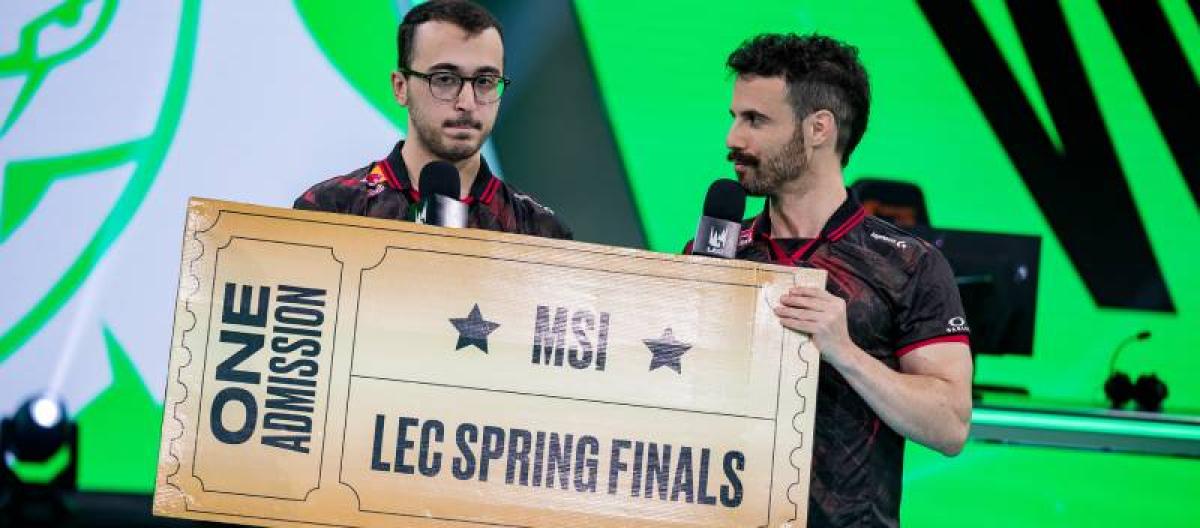 G2 defeated Movistar KOI and advanced to MSI 2025