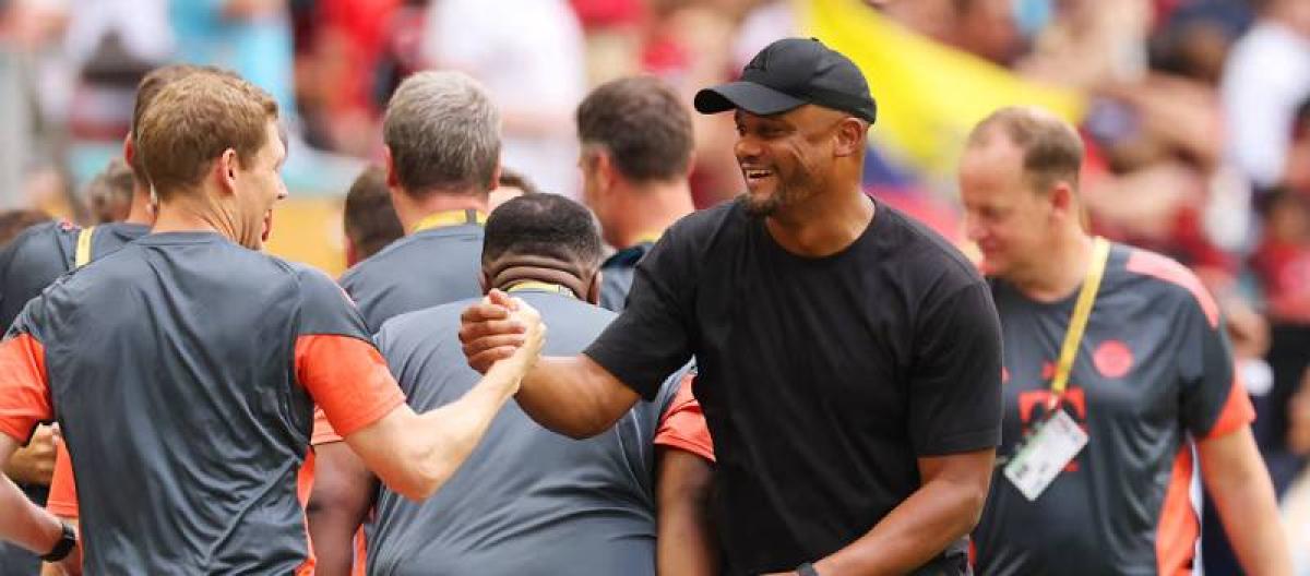 Bayern Munich coach Kompany praises team for finding the right rhythm