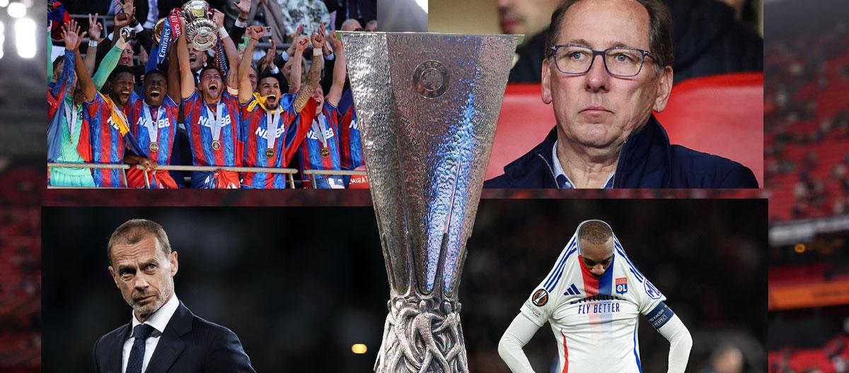 UEFA has postponed its final decision on whether to revoke Crystal Palace and Lyon of their Europa League qualifications..
