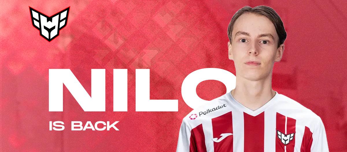 HEROIC officially announced the return of Riler Nilo to its Counter Strike 2 team main roster..