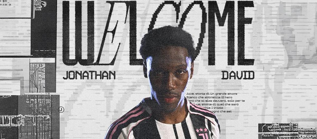 Lille's Canada international center forward Jonathan David joins Juventus on a free transfer..