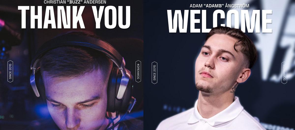 OG benched rifler Buzz and signed former Metizport player adamb..