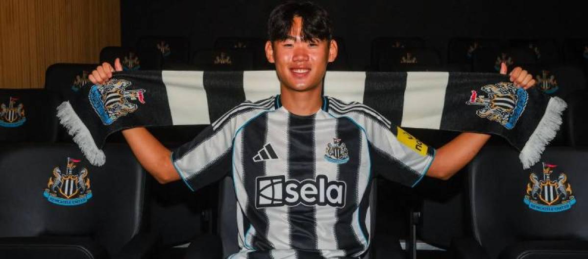 Newcastle United signs 18-year-old South Korean player Park Seung-soo