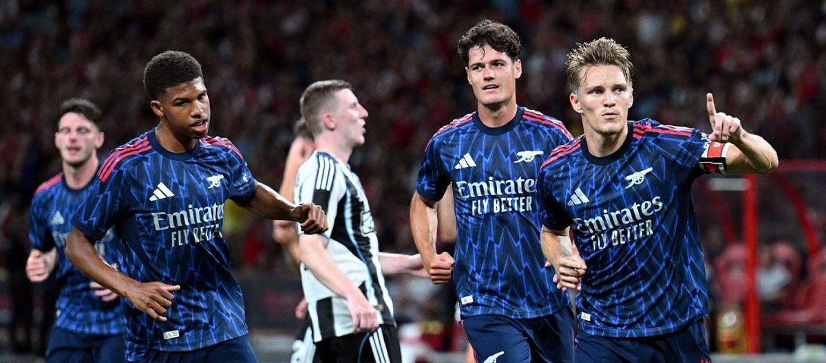 ◤Pre-season Friendly◢ Martin Ødegaard scores with a penalty to help Arsenal came back from behind to defeat Newcastle United by 3-2..