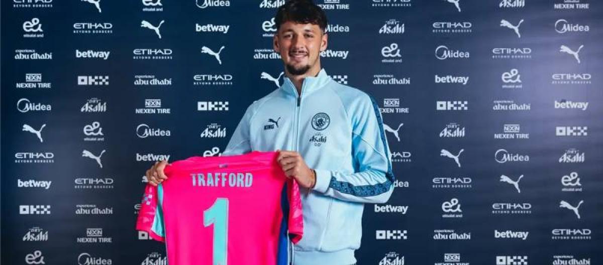 James Trafford returns to Manchester City on a five-year contract to start a new journey