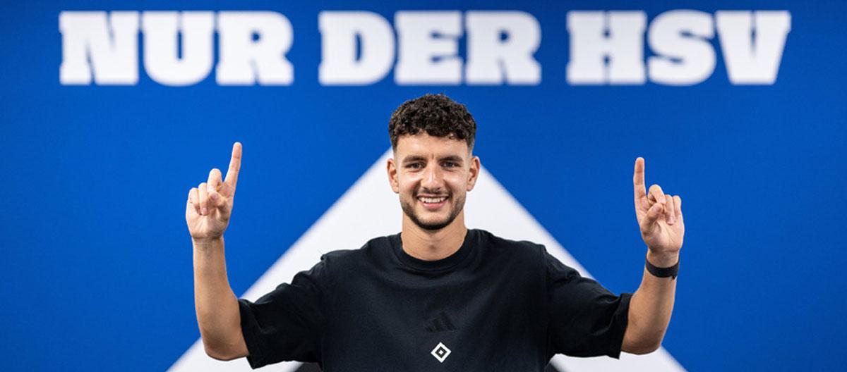 Hamburg completes contract extension with Libyan defender Daniel Elfadli..