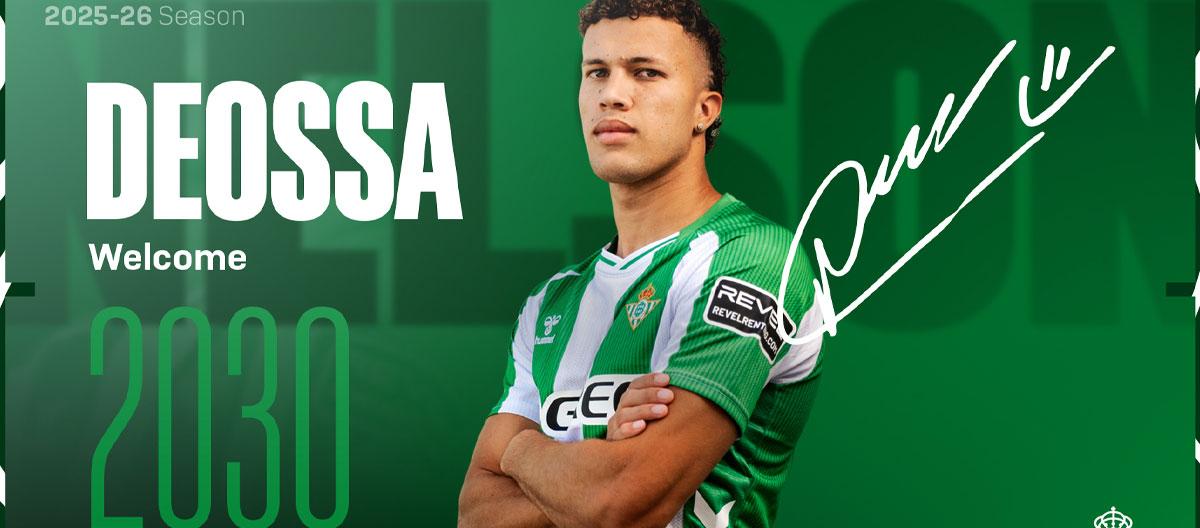 Real Betis officially announce the signing of Monterrey's Colombian defensive midfielder Nelson Deossa..