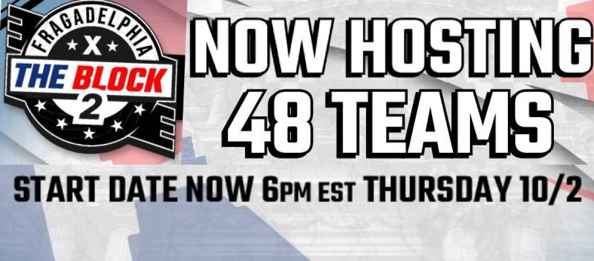 Fragadelphia x The Block 2 Expands to 48 Teams, Philadelphia's CS2 Event Kicks Off Early