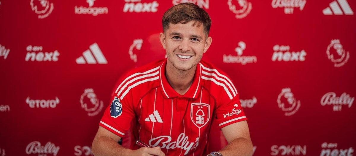 Nottingham Forest officially announce the signing of Manchester City's attacking midfielder James McAtee..