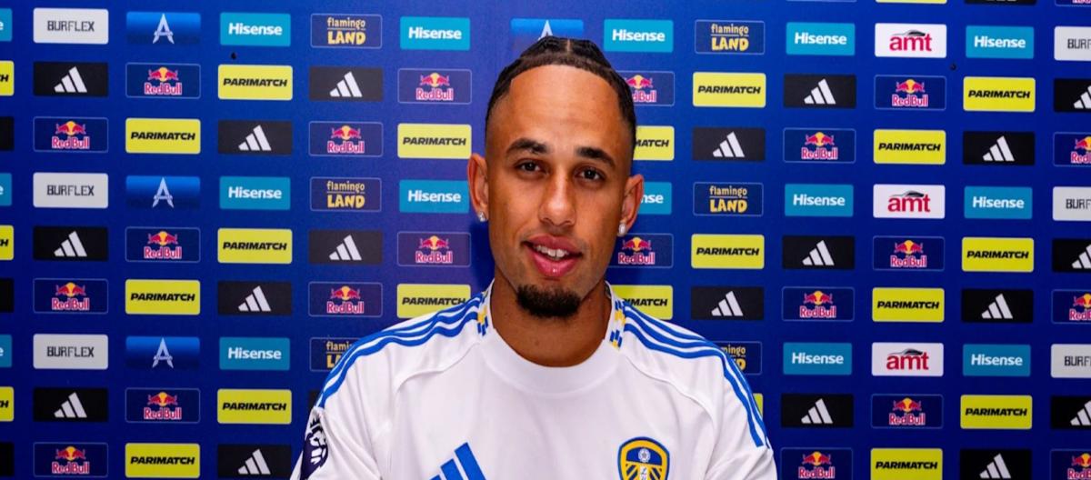 Leeds United officially announced the signing of AC Milan left winger Okafor for a total of 21 million euros