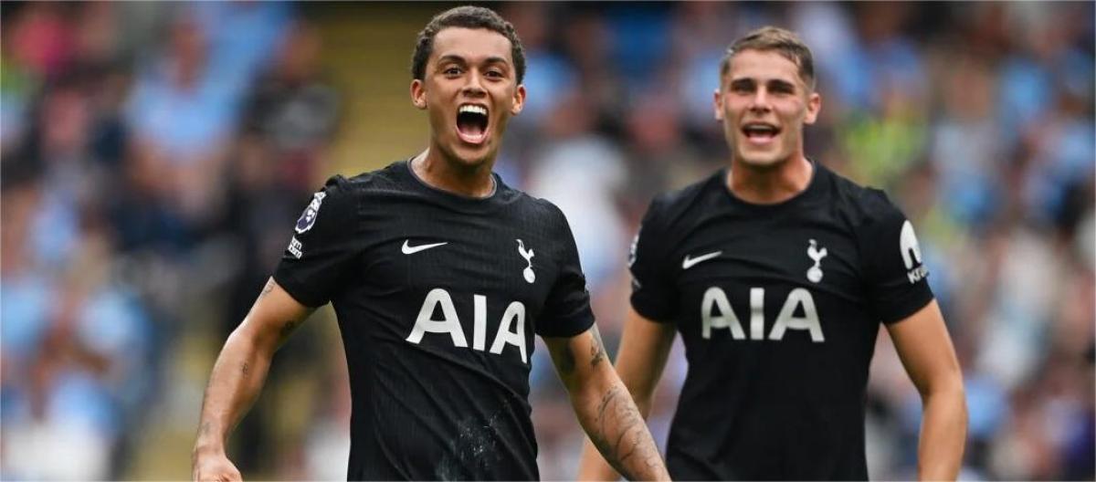 Premier League - Brennan Johnson scores as Tottenham Hotspur beat Manchester City 2-0