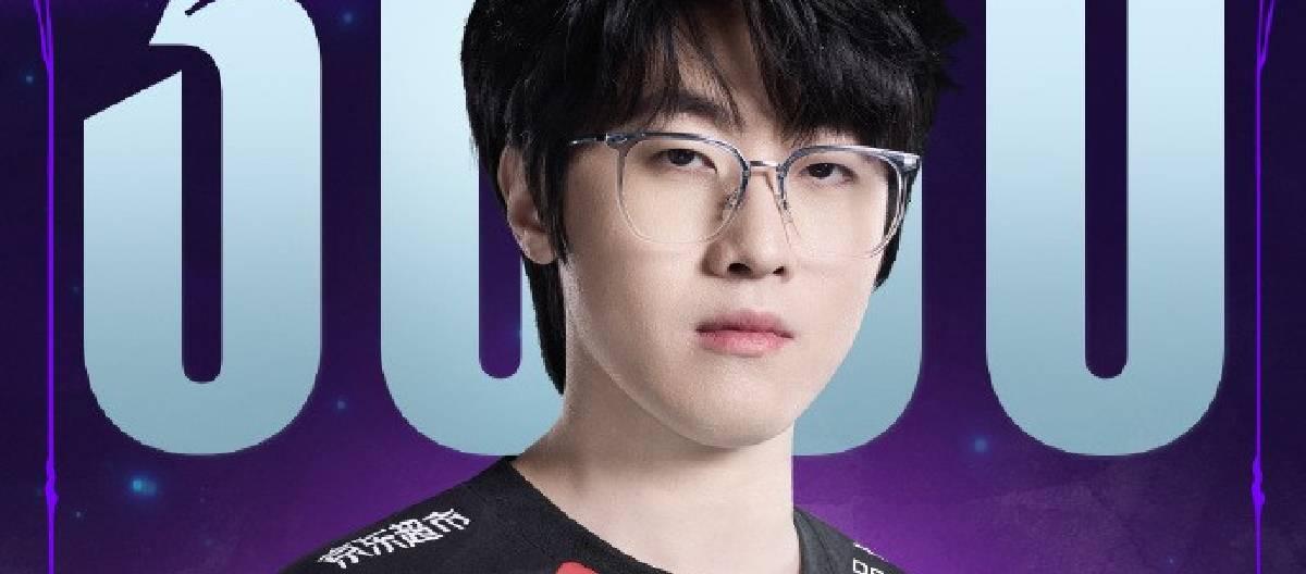 Zhuo achieved 3,000 assists in his LPL career Zhuo achieved 3,000 assists in his LPL career