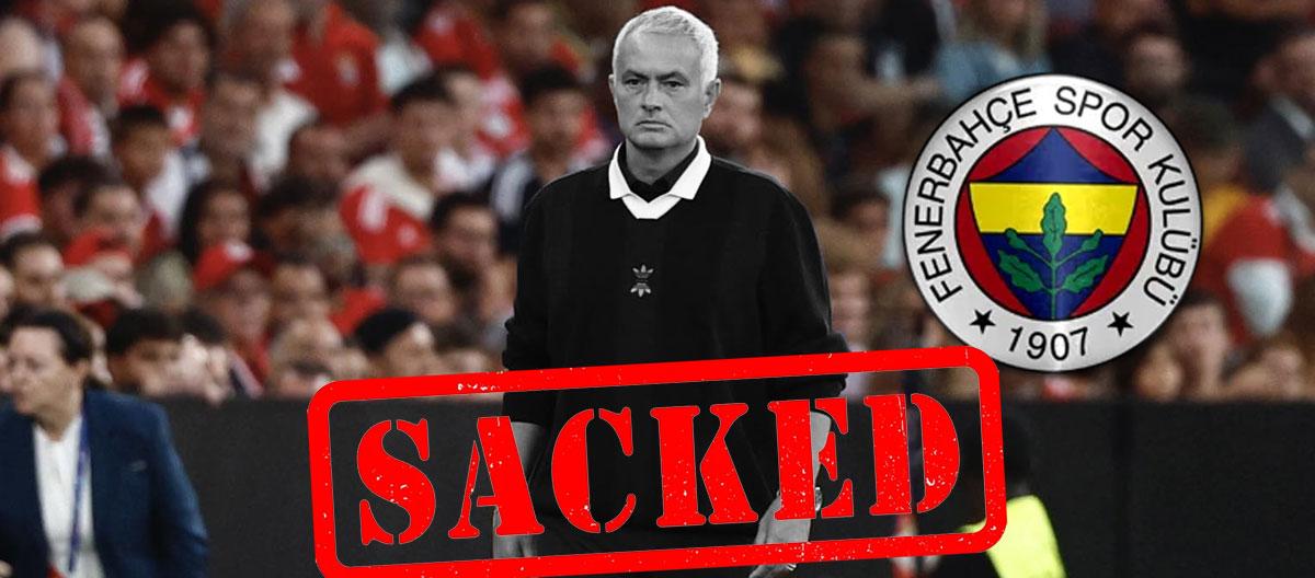 Fenerbahçe sacked José Mourinho after the club failed to secure UEFA Champions League qualification following loss to Benfica..