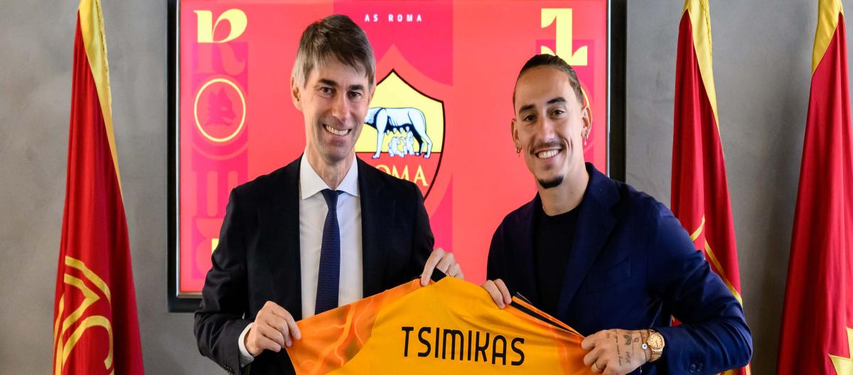 Liverpool left-back Tsimikas joins Roma on loan and will wear the number 12 jersey