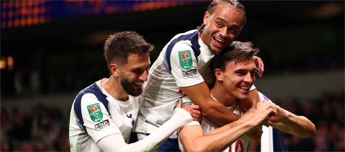 English League Cup - Palinha scored as Tottenham Hotspur eliminated Doncaster Rovers 3-0