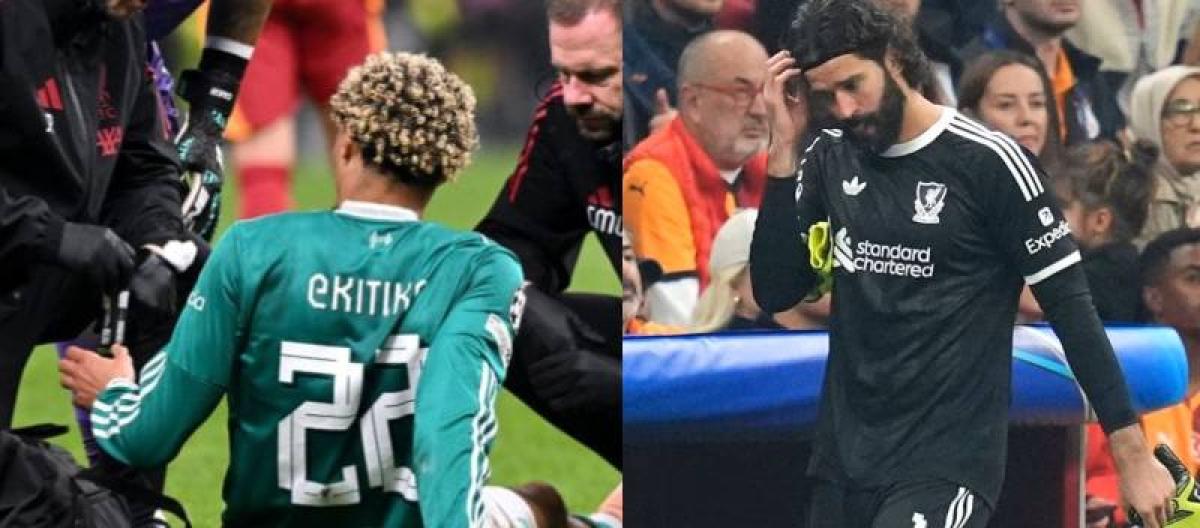Liverpool suffer double injury blow: Alisson and Ekiti may miss Chelsea match
