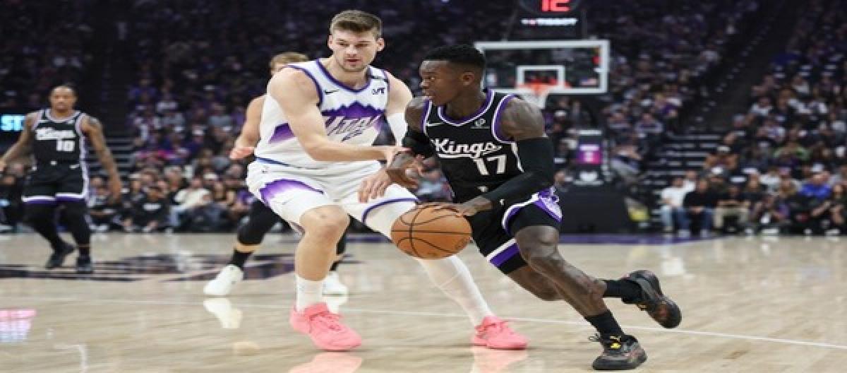 The Kings beat the Jazz 105-104, with Saric leading the charge and LaVine scoring 31 points.