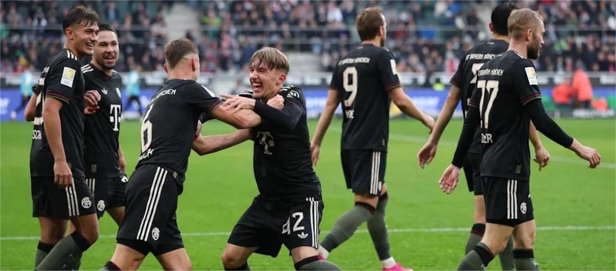 Bundesliga - Lennart Kahl scored again as Bayern Munich defeated Borussia Mönchengladbach 3-0