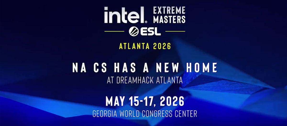 Counter Strike 2: ESL officially announce that the Intel Extreme Masters (IEM) Atlanta will be held in May 2026..