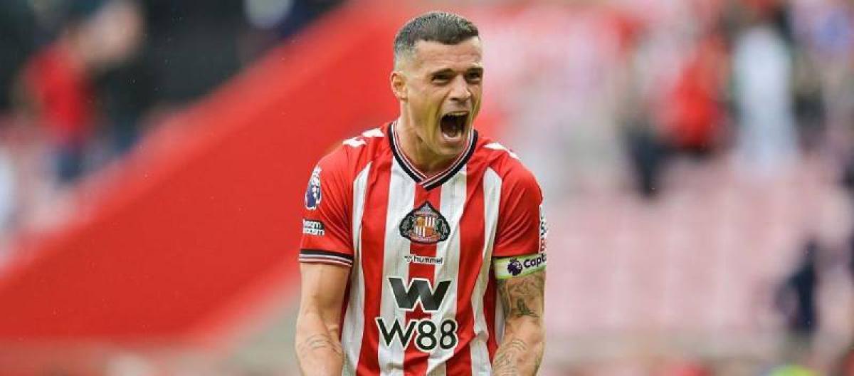 Sunderland captain Granit Xhaka: "It's an honor to be captain."