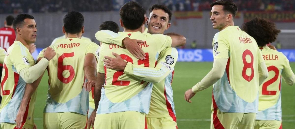 World Cup Qualifier – Oyarzabal scores 2 goals as Spain defeats Georgia 4-0.