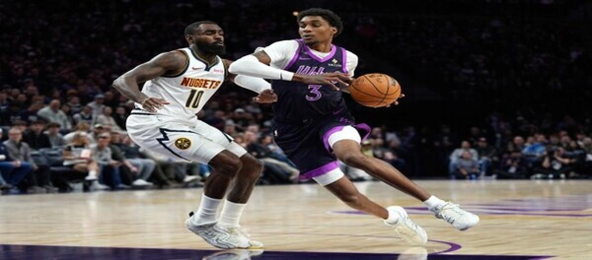 The Nuggets defeated the Timberwolves 123-112, with Jokic leading the victory with a triple-double.