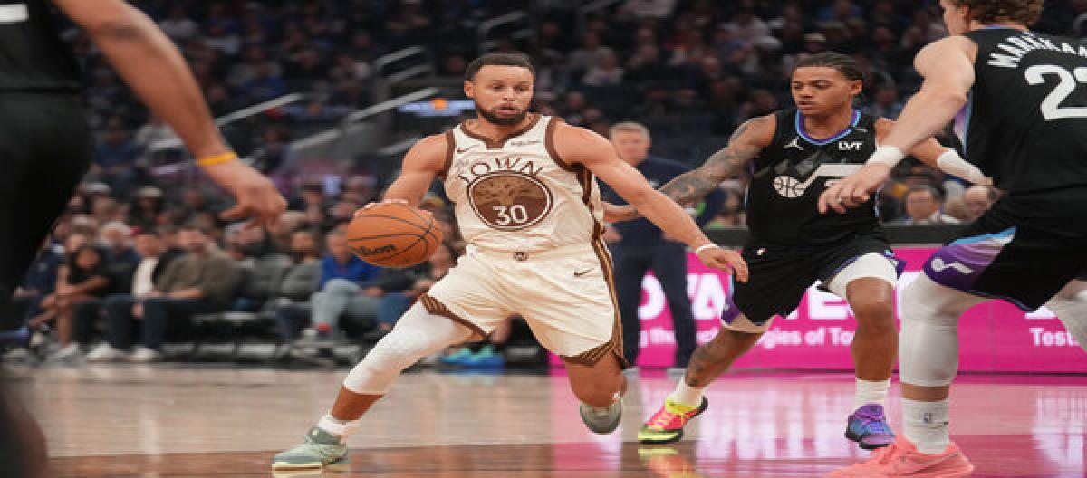 Warriors defeat Jazz 134-117, Curry scores 31 points to end three-game losing streak