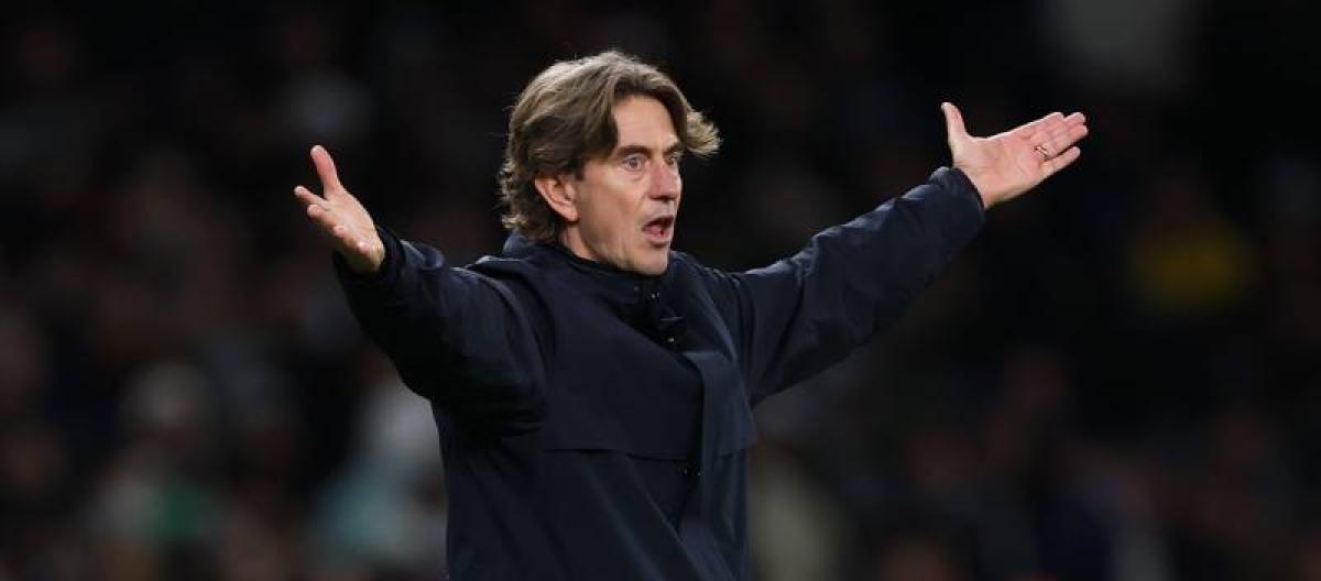 Tottenham manager Eintracht Frankfurt: Keep working to improve, things will eventually turn around.