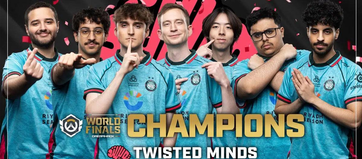 Twisted Minds夺得《守望先锋》冠军系列赛全球总决赛冠军..